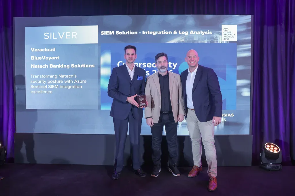 veracloud triumphs at the cybersecurity awards 2026 in greece cementing its position as a leader in enterprise cybersecurity innovation Natech Silver Award 1 1024x683